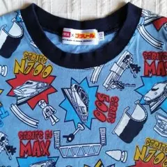 ノースリーブ　タンクトップ　プラレール　110　男の子