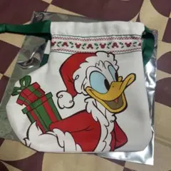 ディズニーストア　クリスマス巾着　ドナルド