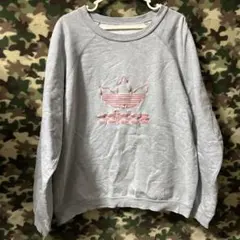 80's 90's adidas ラグランスウェット サイズL 送料無料