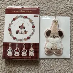 リルリンリン　キーチェーン　白　ディズニークリスマス2025