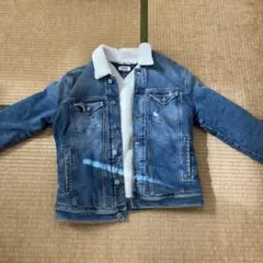 ボア デニムジャケット