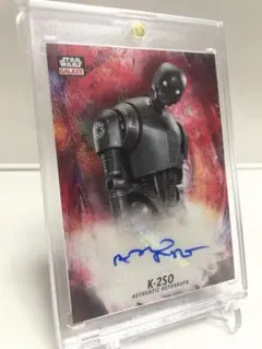 topps  スターウォーズ IG-11  5枚限定サインカード 2025年最新】Topps star wars サインの人気アイテム - メルカリ