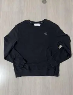 Calvin Klein Jeans ブラック トレーナー