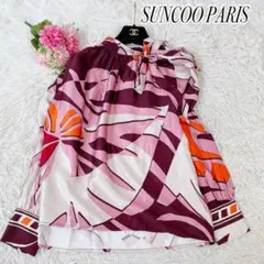 ボウタイ風ブラウス サテン