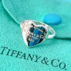 ★SALE★【ティファニー】リターントゥ　ハート　タグ　リング　13号　2948 □美品□【ティファニー】リターントゥ ハート タグ リング 7号 2948