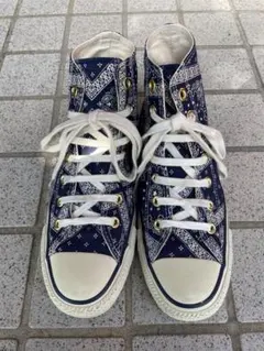 【CONVERSE】ペイズリー柄ハイカットスニーカー