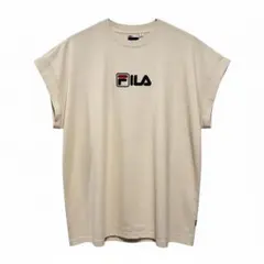 FILA ベージュ Tシャツ M〜Lサイズのサムネイル
