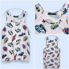 【JOYRICH】ジョイリッチ ヴィンテージカー ビックタンクトップ XLのサムネイル