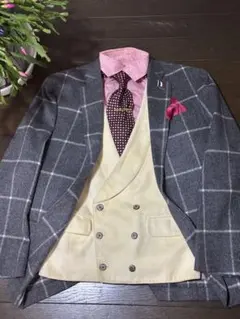 ガブリエレパジーニ ジャケット　46 ブートニエール付 ガブリエレパジーニ ジャケット 46 ブートニエール付