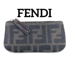 希少❗️美品☆フェンディ　ズッカ　エピ　メッセンジャーバッグ　黒　ユニセックス FENDI】フェンディ『ズッカ柄 ショルダーバッグ』2354 26569 008