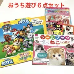 【まとめ売り】 知育ワーク あそびセット パウパトロール ぬりえ シール