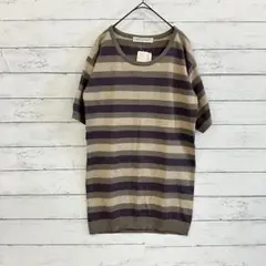 sur les nuages チュニック M 半袖 ボーダー未使用 タグ付き✨