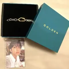 箱付き新品未使用♡BTS ジョングク GOLDEN ブレスレット トレカ JKのサムネイル