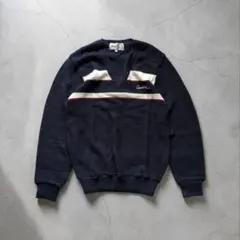 90s VINTAGE Knit V-neck City Boy style