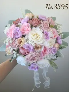 No.3395 ウェディングブーケ　ブートニア