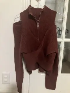 ANDREA&CO リブ編み ニット セーター