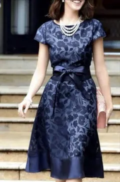 RUIRUE BOUTIQUE ルイルエ　花柄　ワンピース　LL