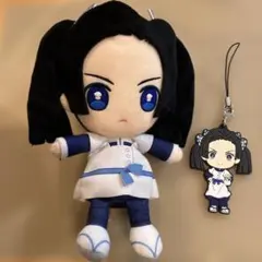 鬼滅の刃　神崎アオイ　ぬいぐるみ　きゅんキャラ　ラバーマスコット　ストラップ