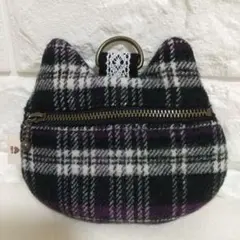 猫型ふんわりポーチNo.9