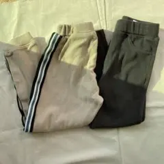 サイドストライプ付き長ズボン 110cm