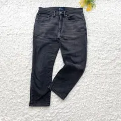 ギャップ　クロップド丈スキニージーンズ　L ダークグレー　30×30 カジュアル