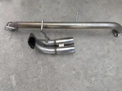 ステンレス製デュアルテールマフラー