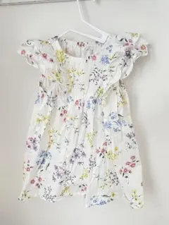 アプレレクール　80 花柄ワンピース