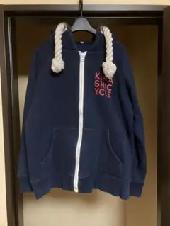 KINA CYCLE ネイビーパーカー