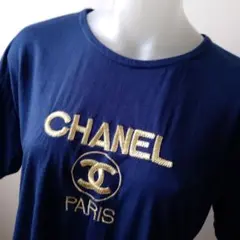 ★CHANEL★ ヴィンテージ★Tシャツ★ブルー★のサムネイル