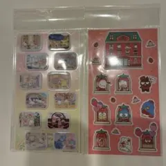 値下げ　サンリオキャラクターシール 2シートセット