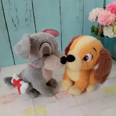 レディ＆トランプ 仲良し ぬいぐるみ ディズニーランド わんわん物語