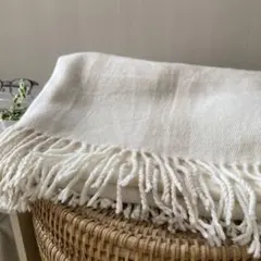 LOWRYS FARM アイボリー 大判ストール