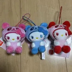 サンリオ　キティー　むにゃすやマスコット