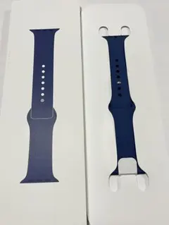 純正 スポーツバンド Denim デニム ネイビー 42mm S/M