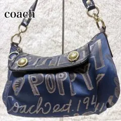 COACH Poppy one shoulder Handobakku navyのサムネイル