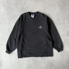 90s adidas ヴィンテージスウェット 黒 ブラック Lサイズ