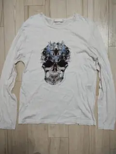 アレキサンダーマックィーン 13SS バグスカルロングTシャツМ