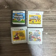 Nintendo 3DS マリオ ソフト 4本セットのサムネイル