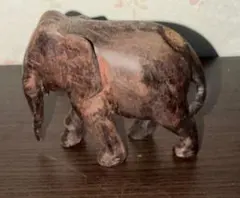 木製 象 置物 インテリア アンティーク アジアン エスニック 民芸品 アート