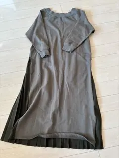 新品タグ付き AIphabers AIphabetグレー 長袖ワンピース