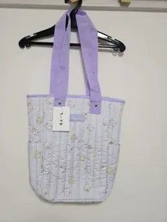 しまむら ちいかわ　キルティングバッグ　パープル新品