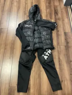 アスレタ 中綿　極暖　ウォーマージャケット・パンツ・シャツセット　上下　M