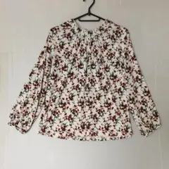 HK WORKS LONDON 花柄長袖ブラウス Mサイズのサムネイル