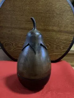 木製ひょうたん型置物昭和レトロ 木製 瓢箪型容器 薬味入れ お土産 昭和レトロ - メルカリ