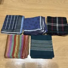 紳士ハンカチ5枚セット