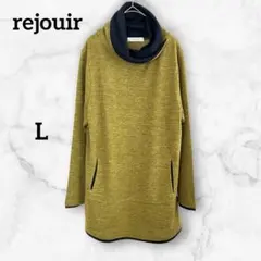 rejouir レジュイール オフタートル チュニック マスタード M〜L