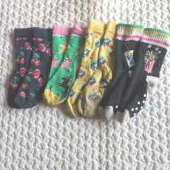 ハッピーソックスキッズ靴下4足セット