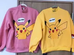 ポケモン　ピカチュウ　ペアルックトレーナー