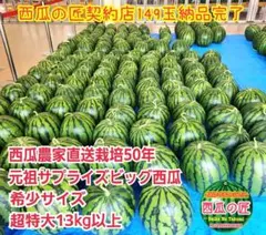 お得な2玉入り栽培50年西瓜農家直送鮮度抜群西瓜の匠厳選某ブランド
