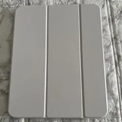 iPadケース iPad Air 13インチ グレー 三つ折り スタンド クリア